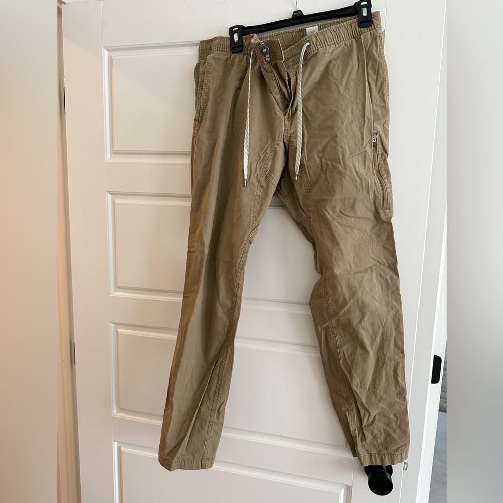 Men's Vuori Ripstop Pants size XL Tan